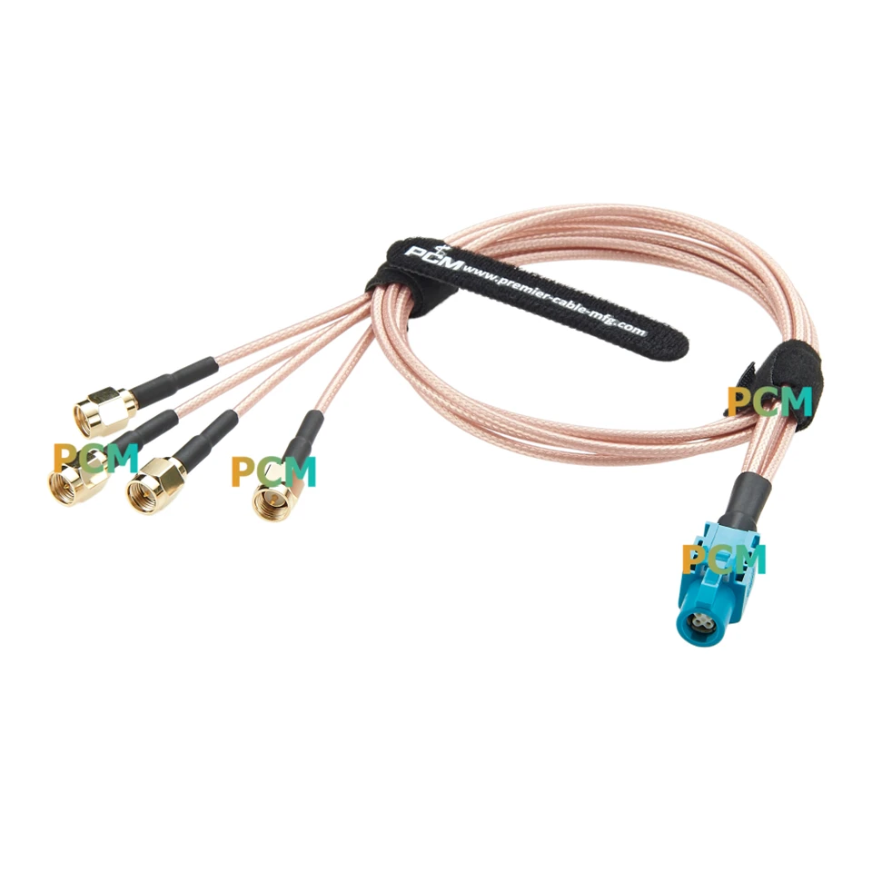 HSD Female To 4x SMA Male Cable