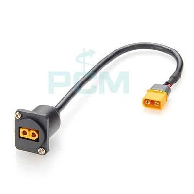 Câble d'extension du connecteur de batterie de montage de panneau pour le drone FPV RC Lipo Battery