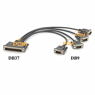 Câble Sub-D DB37 vers DB9 RS-232 422 485