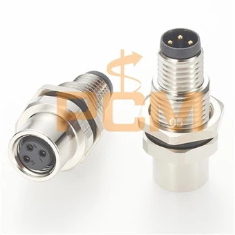 Connecteur d'alimentation de panneau M8 3broche mâle à femelle