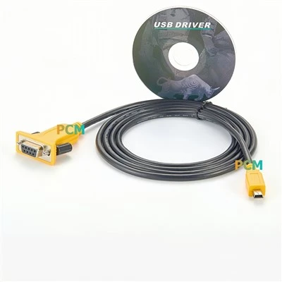 Câble série adaptateur convertisseur de prise mini-USB Type-B 2.0 RS232 D-Sub DB9