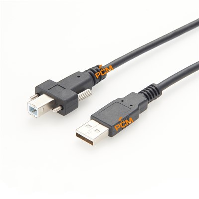 USB 2.0 A pour visser le câble USB B pour la caméra industrielle