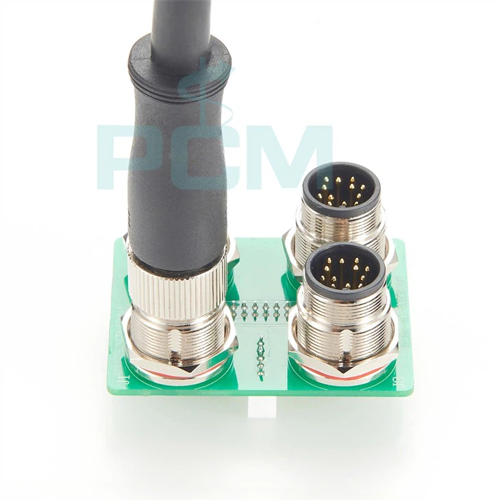 Câble d'entraînement de fréquence variable m 16 12 Pin de câblage du câblage Power Spowed Signal Câble